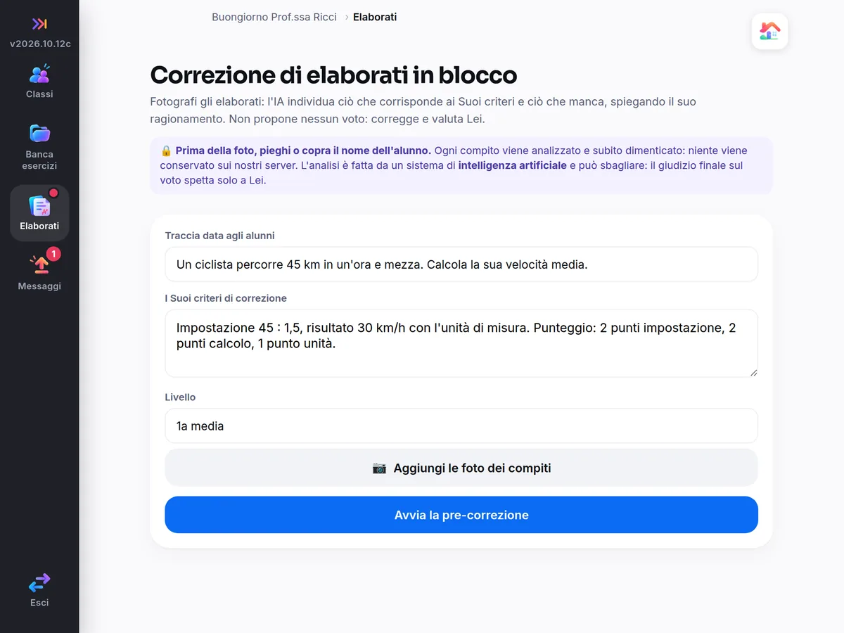 Sul tablet: la pre-correzione degli elaborati a partire dalle foto